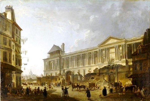 Пиер-Антоан Дьомаши, Изглед от Колонадата на Лувъра, 1772 г. Маслени бои върху платно. 35_kolonada.jpg